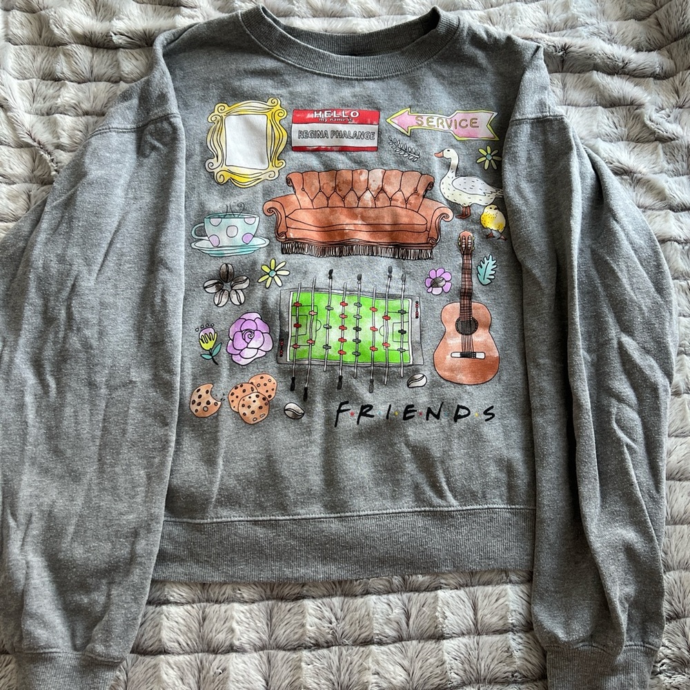 Friends TV Series Gray Crewneck Sweatshirt- Its a size medium but fits small